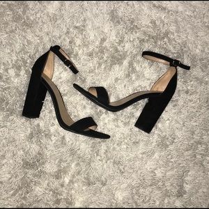 Merona Lulu Block Heel Sandals - Black