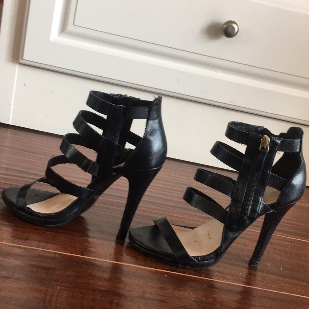 Strappy Cage Sandal Heel