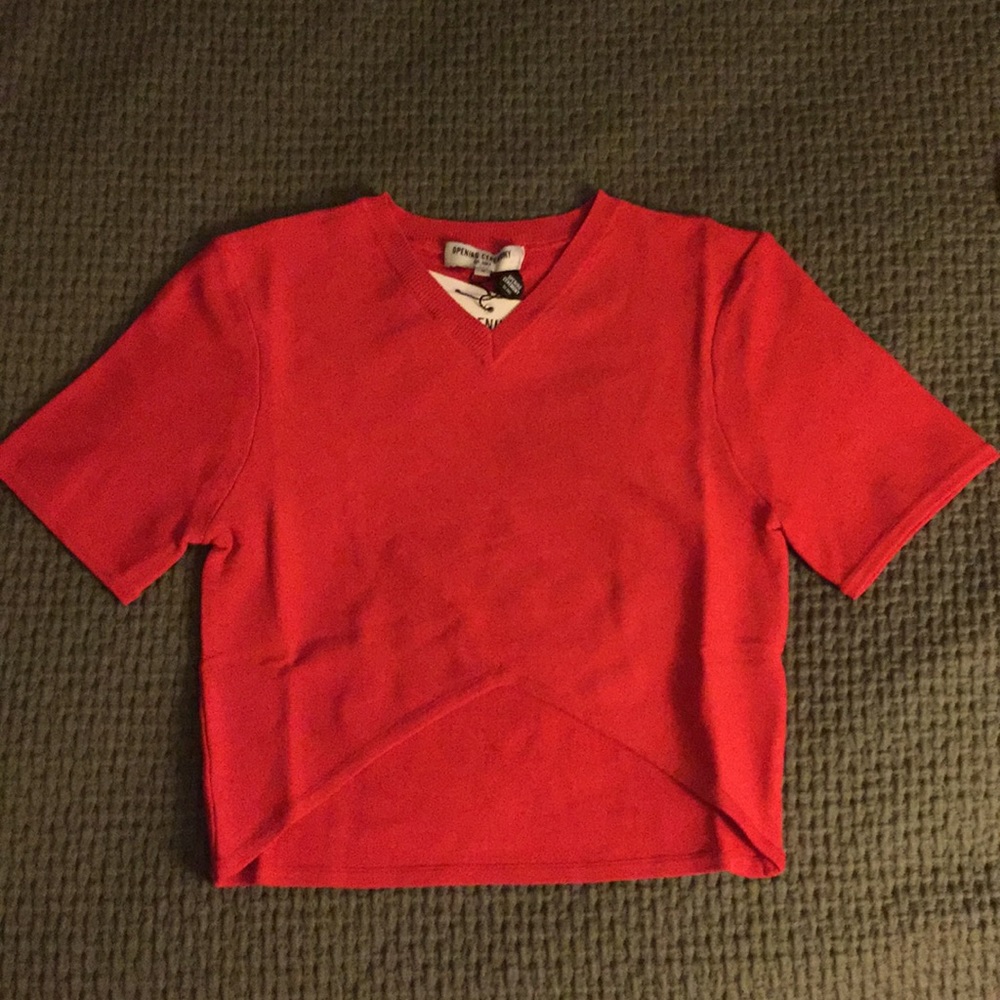 Opening Cermony Red Crop Top