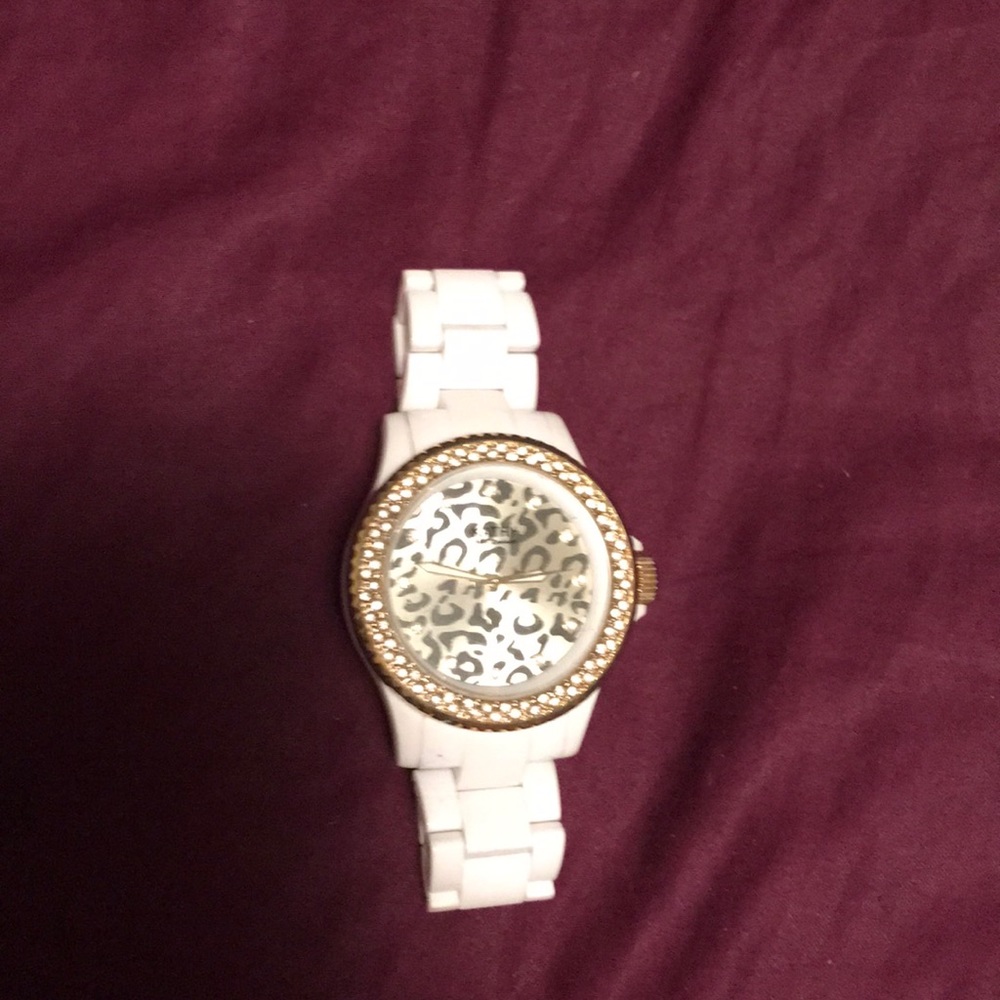 Kathy White and leopard print watch FREE IN BUNDLE