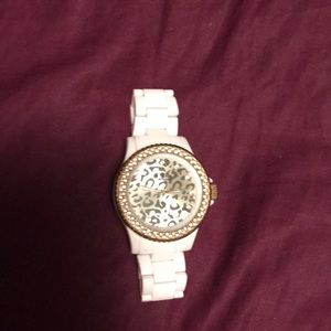 Kathy White and leopard print watch FREE IN BUNDLE