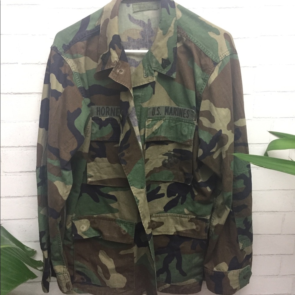 Green Army Camo Jacket