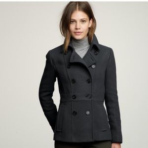 J. Crew Stadium Cloth Peacoat