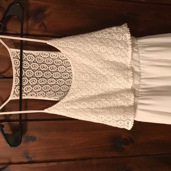 Bisou Bisou White Summer dress Sz 2 - Picture 2 of 5