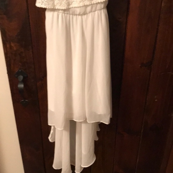 Bisou Bisou White Summer dress Sz 2 - Picture 5 of 5