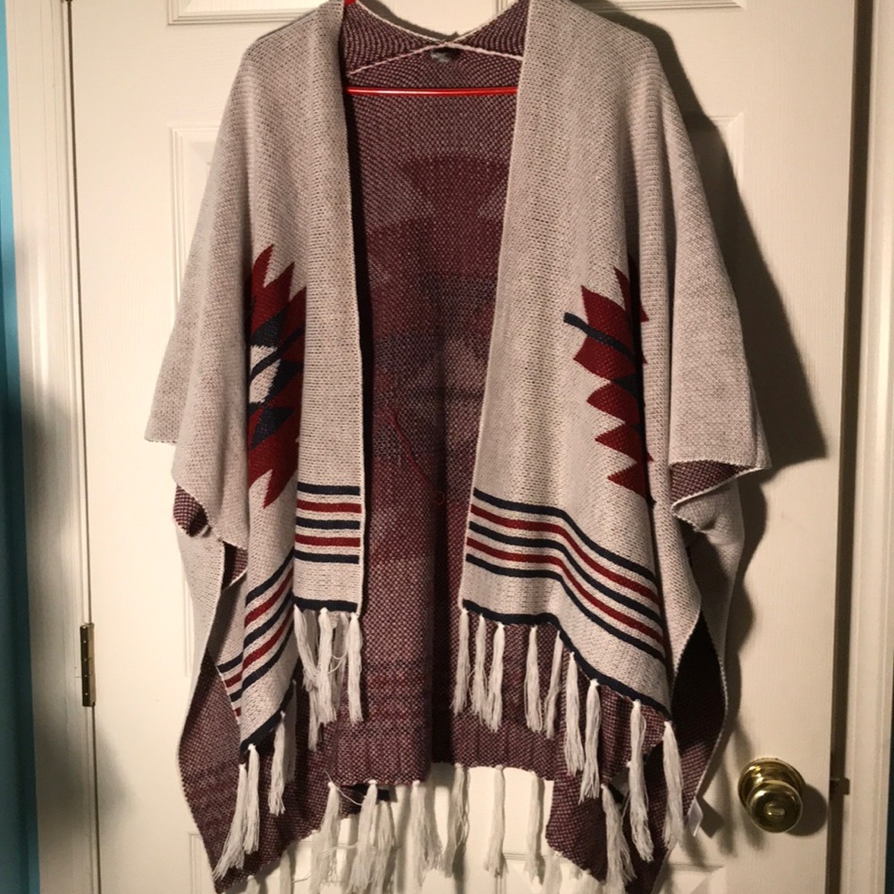 Tribal poncho