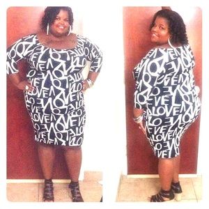 Plus size Love Dress (size 3x)