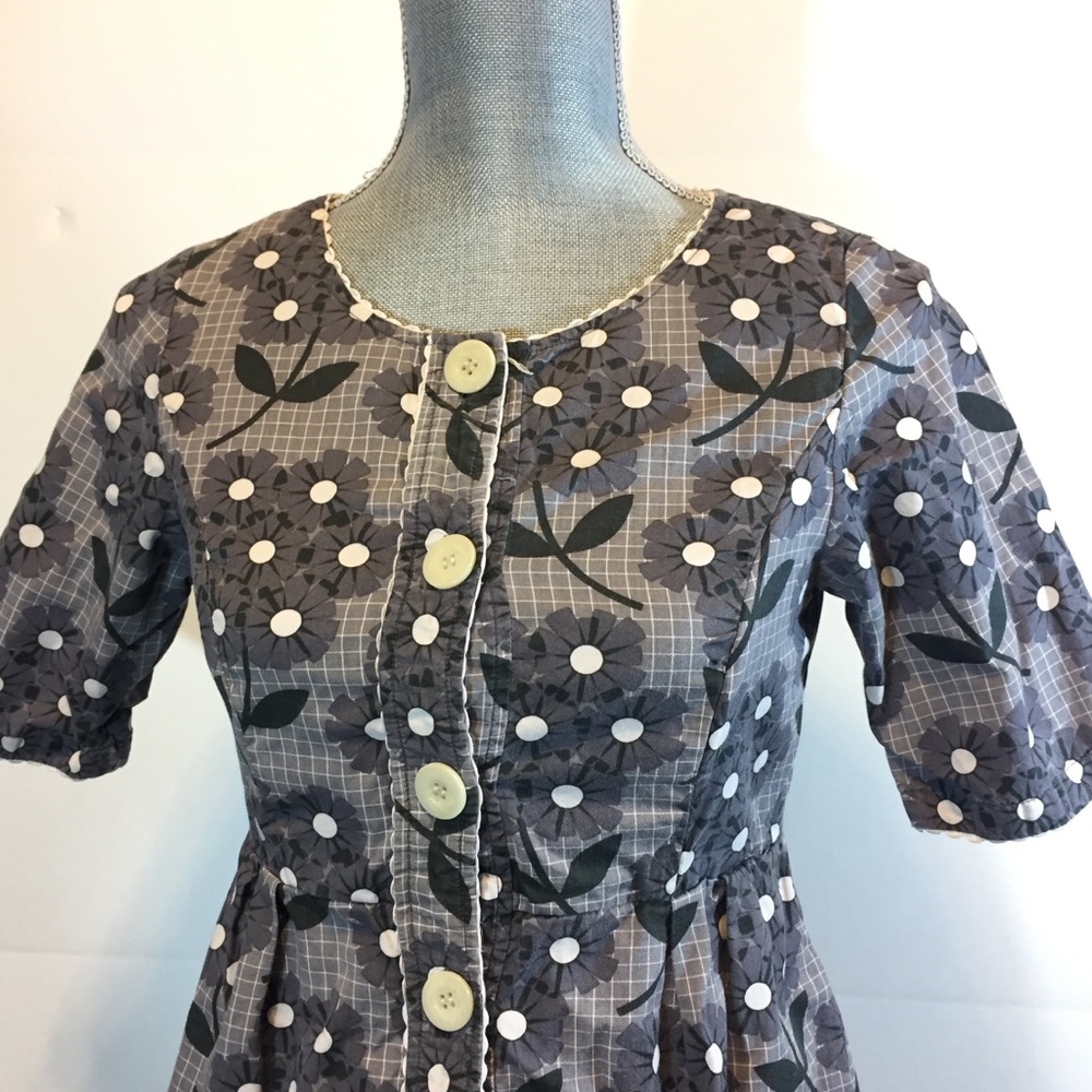 Orla Kiely Grey Flower print dress