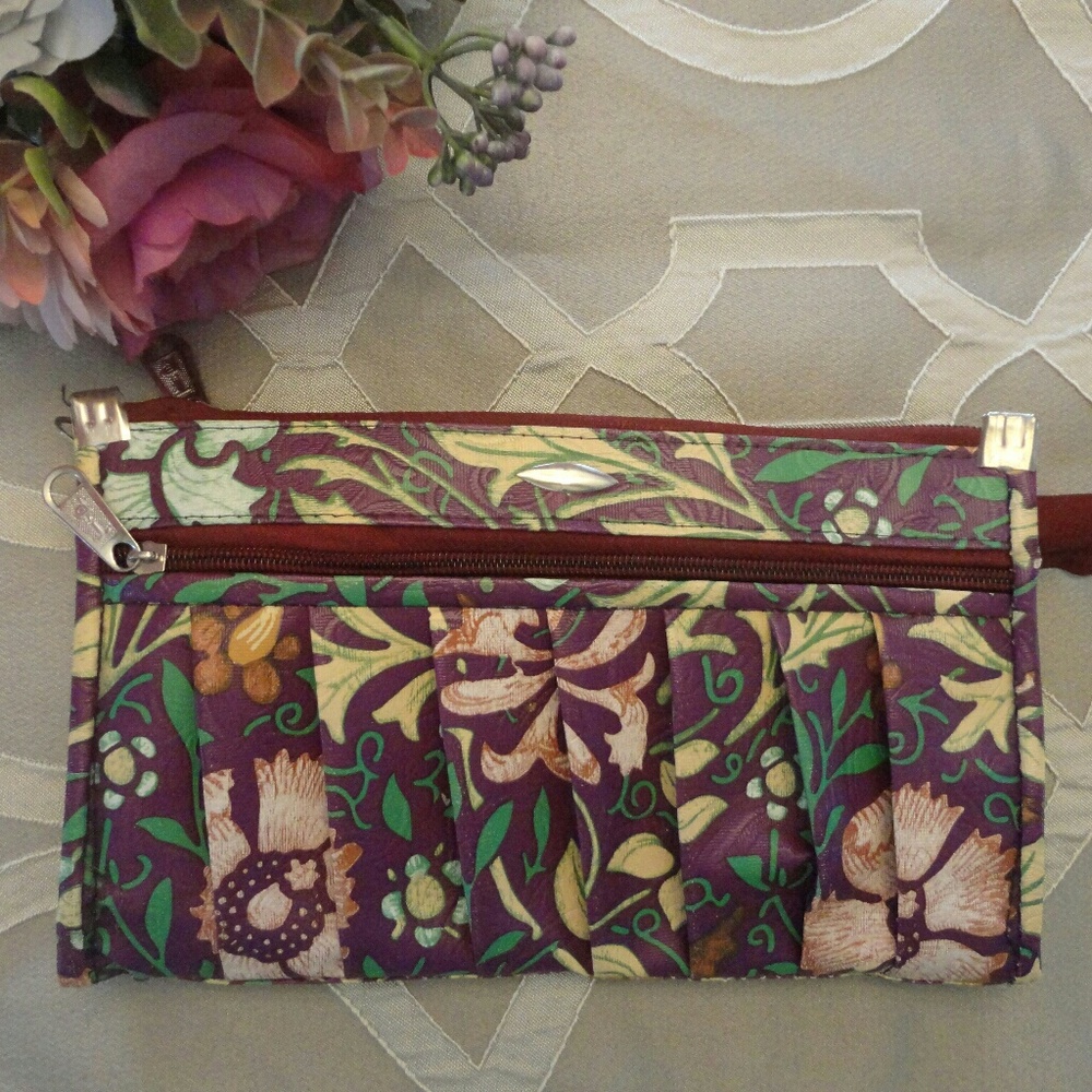 Floral Clutch Bag/Make Up Bag