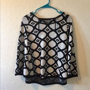 L.A.M.B. poncho sweater