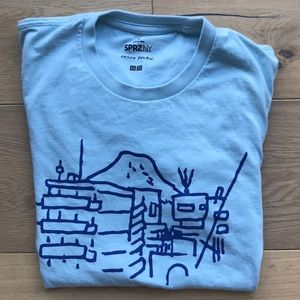 Jason Polan Graphic T-Shirt with Mount Fuji print