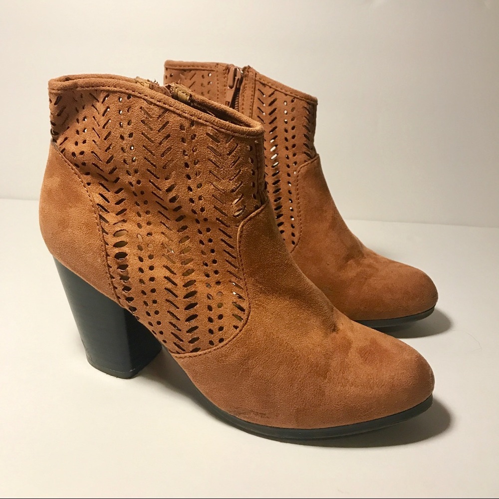 Brown Qupid Booties