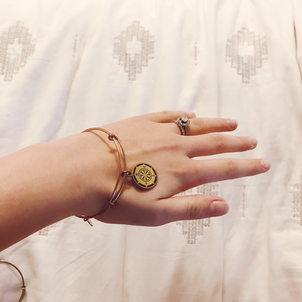 Rose Gold Alex & Ani Compass