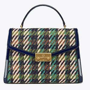 Tory burch Juliette tweed hand bag