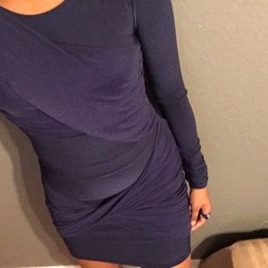 Blue Body-Con Dress