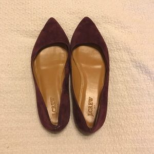 J. Crew Maroon Flats