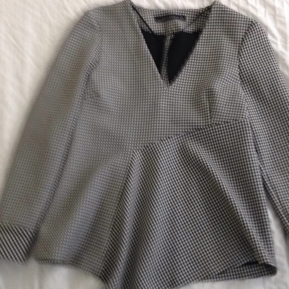 Zara Checkered Top - Size 6