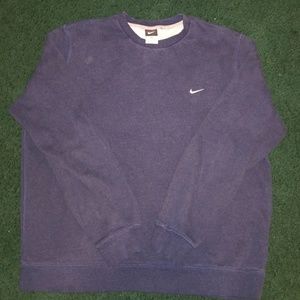 Blue Nike Crew Neck Sweater