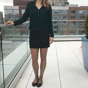 Zara Long Sleeve Blouse in Green