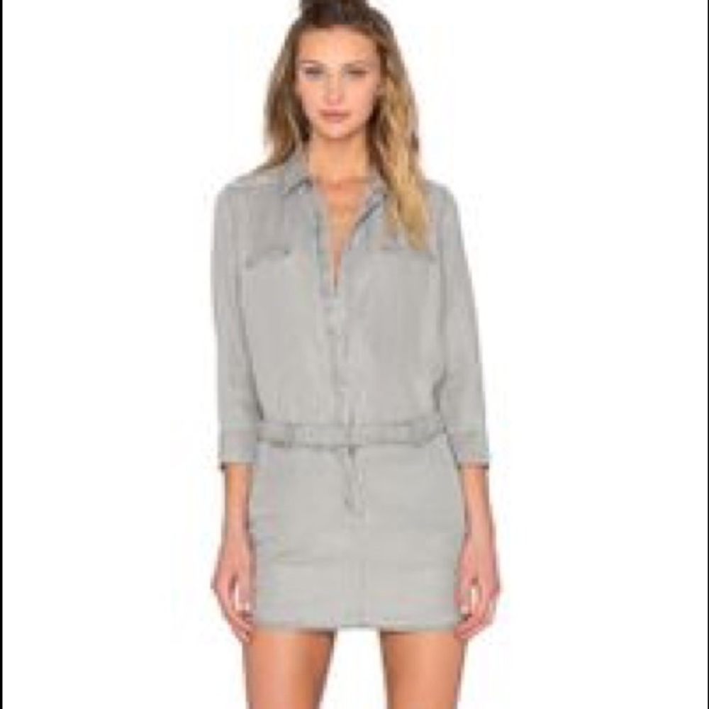 Etienne Marcel military long sleeve dress