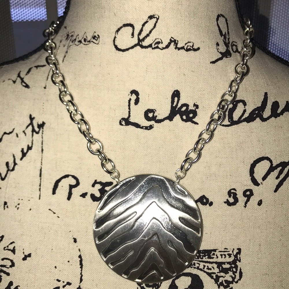 Dana Buchman Silvertone Necklace