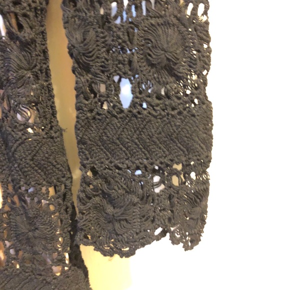 Skaist Taylor Black Knit Mini Dress over Silk Slip - Picture 5 of 11