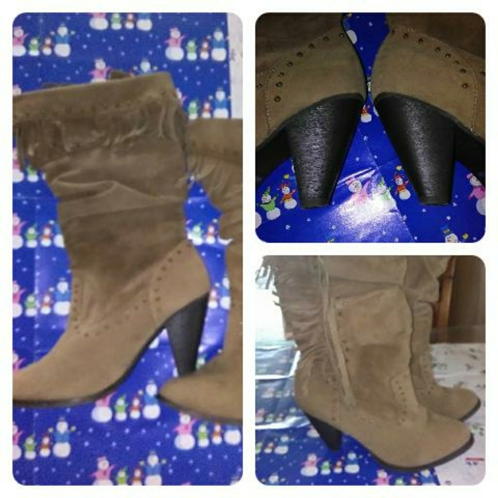 🔻PRICE DROP🔻NEW Tan/Brown Heel Boots