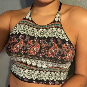Halter Neck Crop Top