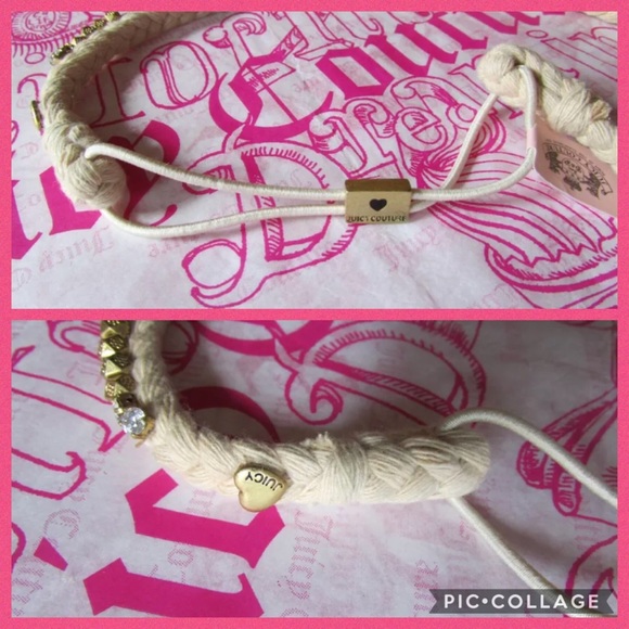 JUICY COUTURE HIPPIE-BOHO CRYSTAL➕BEADED HEADBAND - Picture 7 of 8