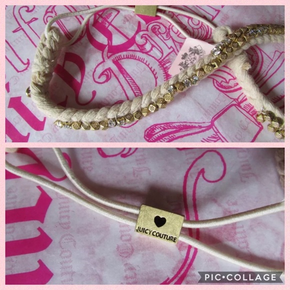 JUICY COUTURE HIPPIE-BOHO CRYSTAL➕BEADED HEADBAND - Picture 8 of 8