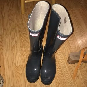 Grey hunter boots