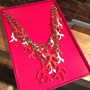 Lilly Pulitzer coral necklace