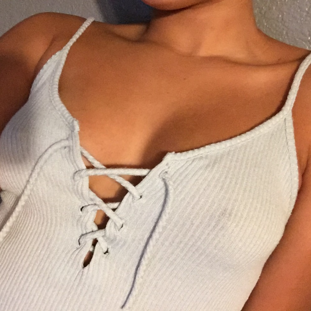 Lace Up Top