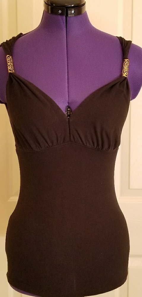 Black Express v neck top