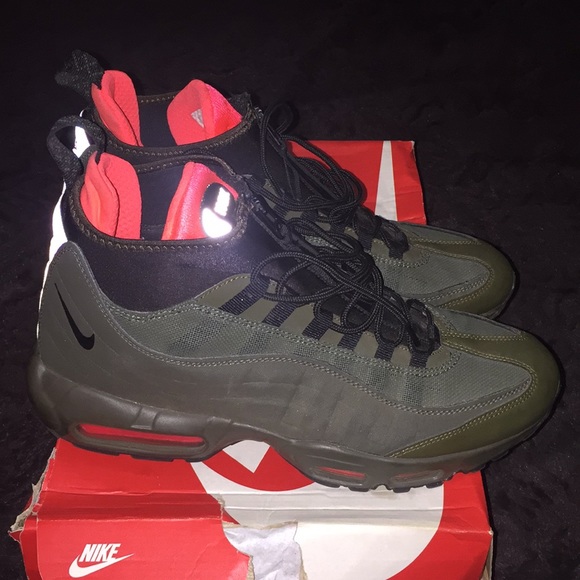 air max 95 boots olive