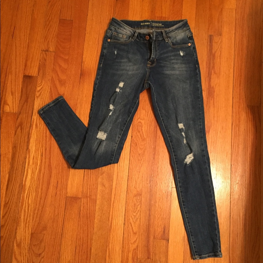 Old navy rockstar skinny jeans