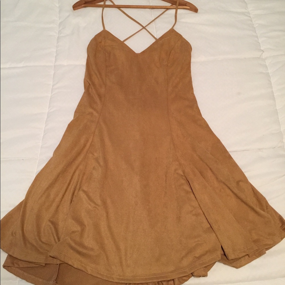 Suede Sage Dress
