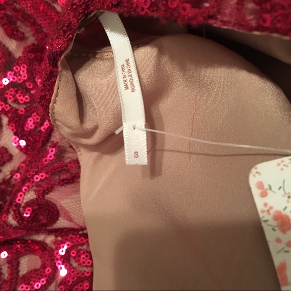 Free People Burgundy Lace Dress - Picture 4 of 6