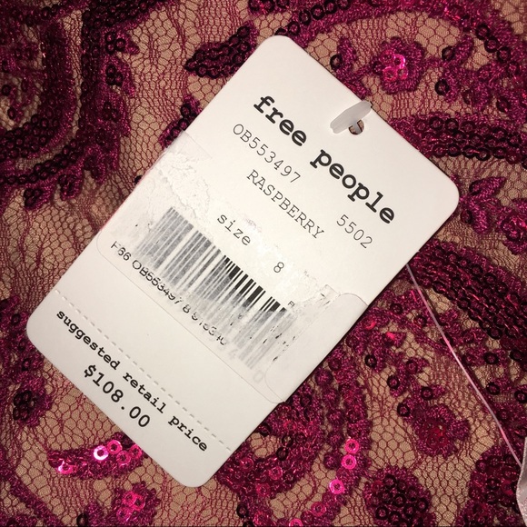 Free People Burgundy Lace Dress - Picture 5 of 6