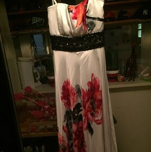 A Long beautiful flower dress