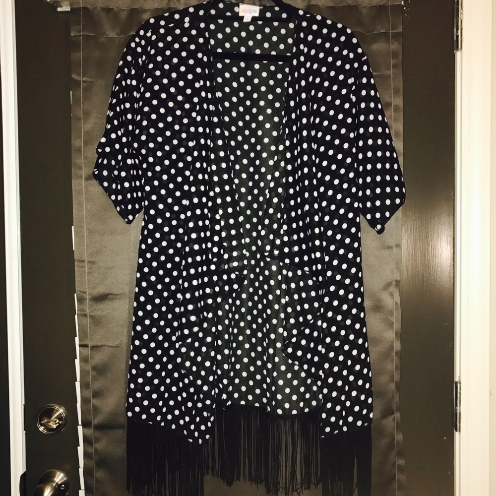 Black & White Polka Dot LulaRoe Monroe UNICORN!🦄