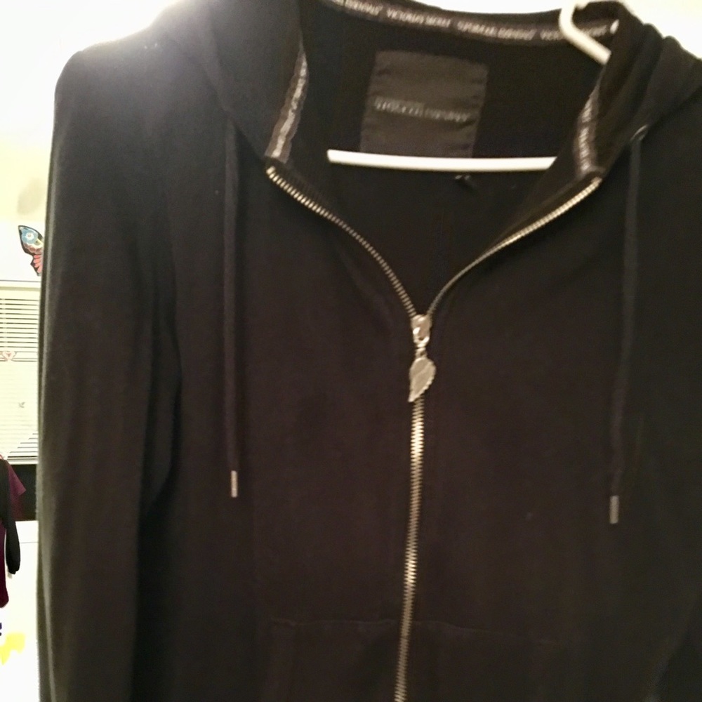 Victoria Secret models essentials sweat jacket