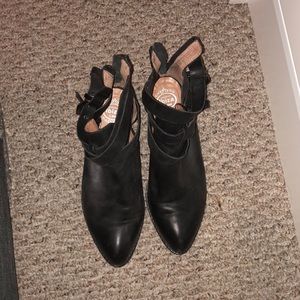 Jeffrey Campbell Black Booties