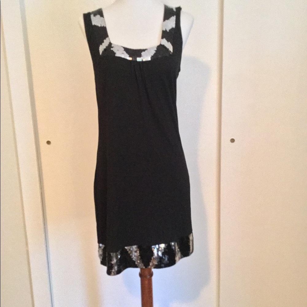 Express Sequins Holiday Dress