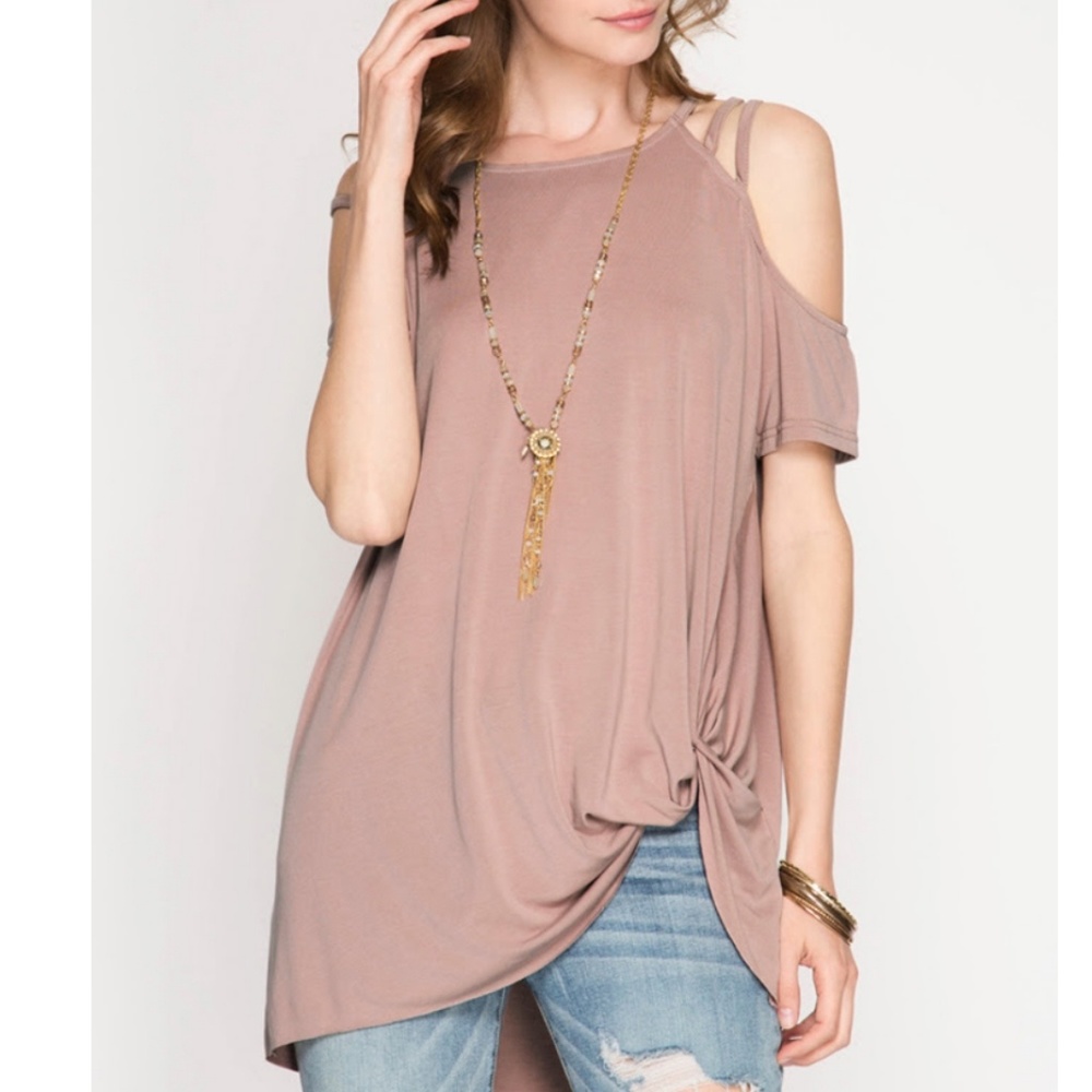 Cold Shoulder Tunic