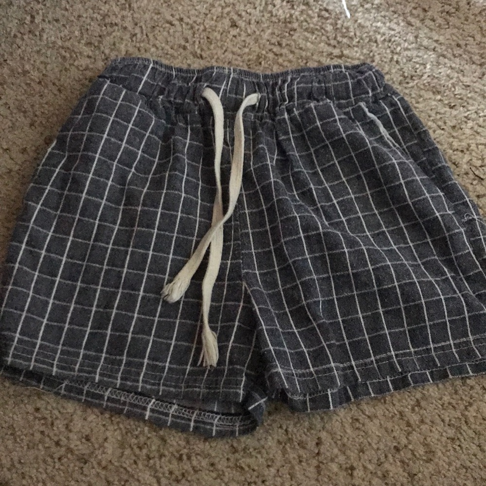 Plaid PJ shorts