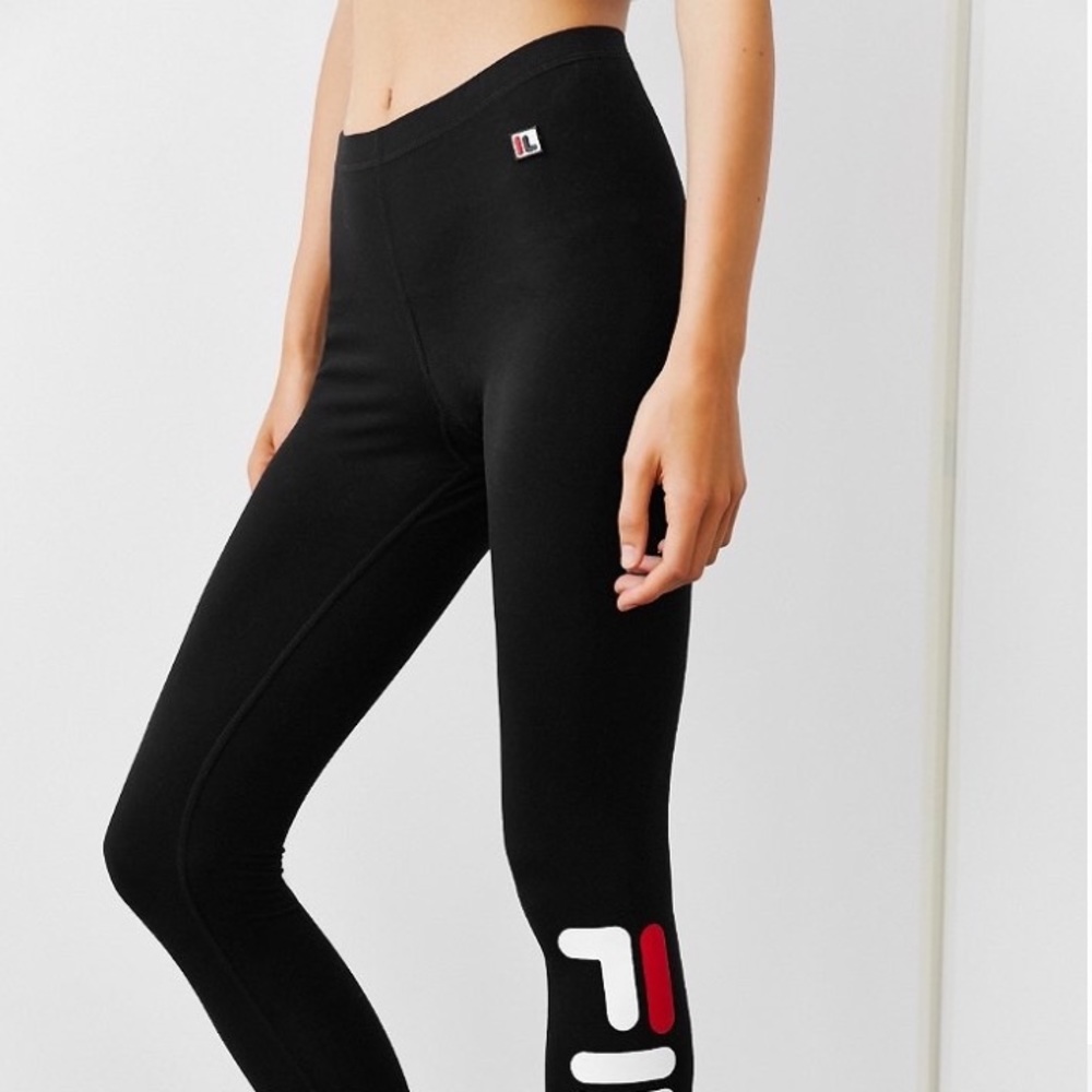 Fila high waisted black leggings nwt
