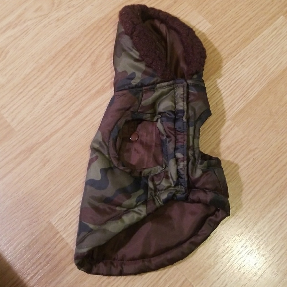 Simply Dog camo print doggy coat