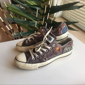 UNIQUE patchwork Converse Chuck Taylor All Stars!!