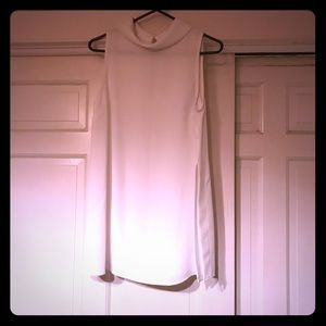 White Tunic M Leith a-line NWOT